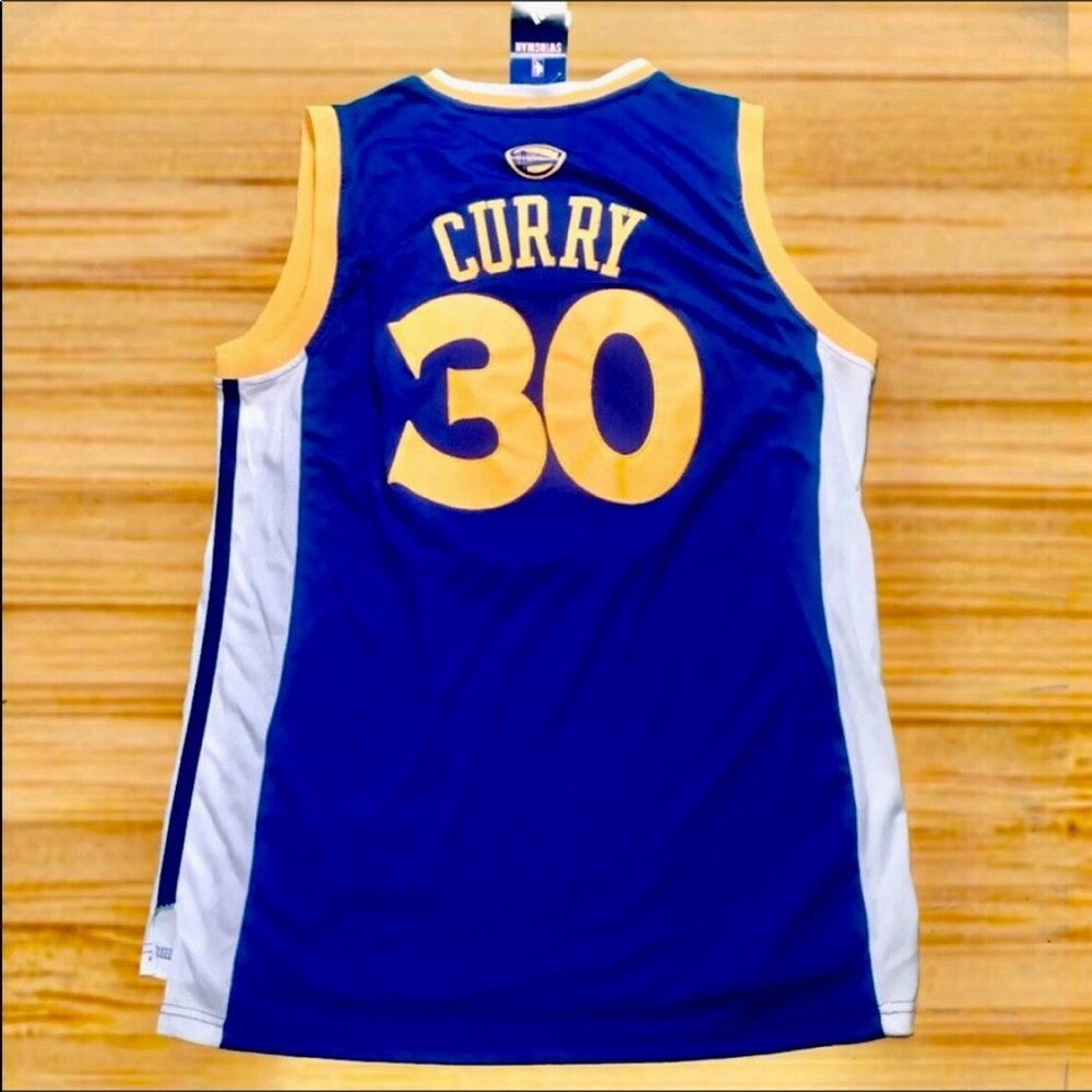 NWT Stephen Curry Royal Player ADIDAS Jersey - Picture 5 of 7